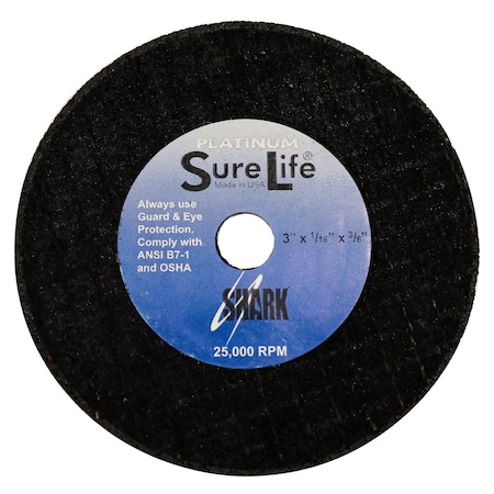 Shark Industries 3x1/16x3/8 ZIRC WH 6pk SI12757